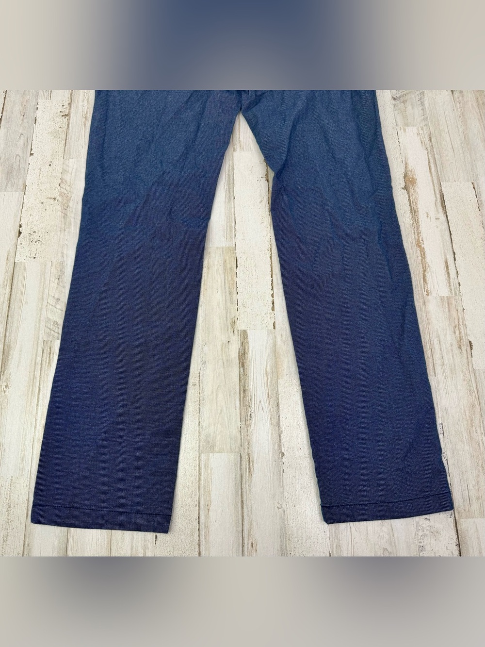 Old Navy Ultimate Slim Built-In Flex Chino Pants Mens 34x32 Blue Stretch Casual - Picture 11 of 11